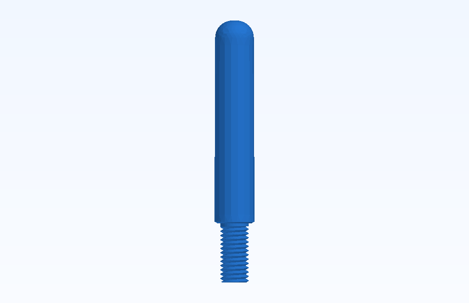 M8 2 22 ASM 8 ASM Plastic injection mold Front view