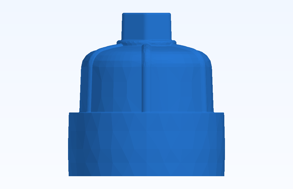 ABS Custom Plastic Parts Precision Plastic Component Plastic Injection Precision Mold Manufacturing - PFMOLD-CAD-00005 Front view
