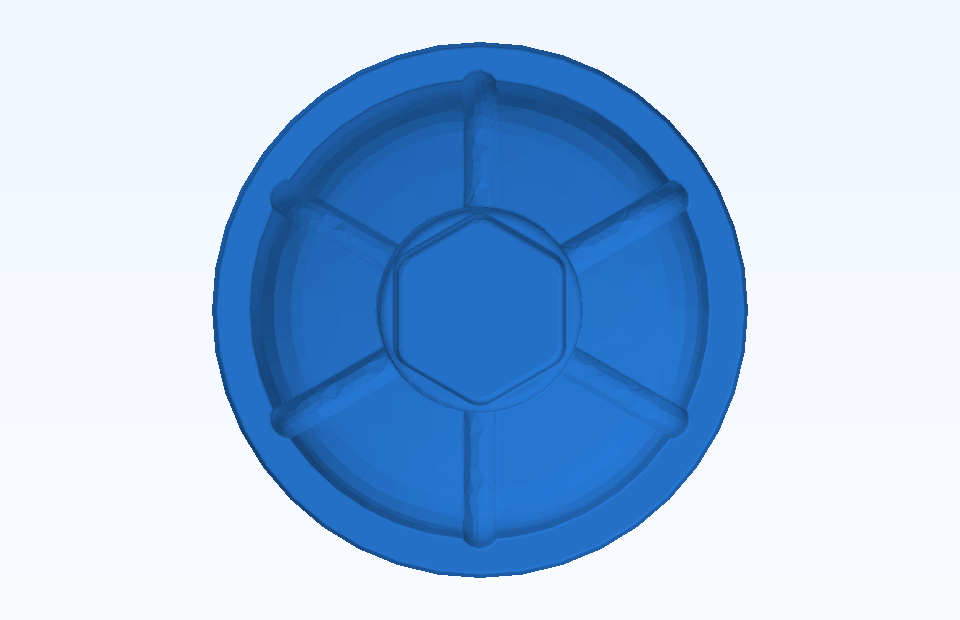 ABS Custom Plastic Parts Precision Plastic Component Plastic Injection Precision Mold Manufacturing - PFMOLD-CAD-00005 Top view