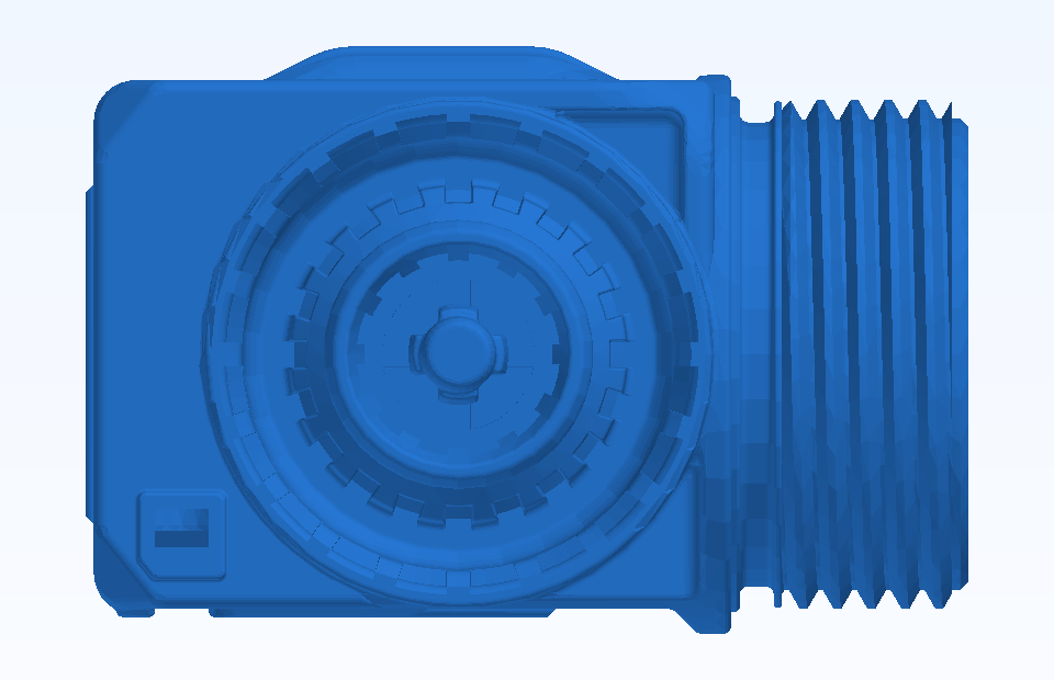 ABS Electrical Connector Plug Socket Component Plastic Injection Precision Mold Manufacturing - PFMOLD-CAD-00009 Front view