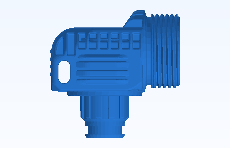 ABS Electrical Connector Plug Socket Component Plastic Injection Precision Mold Manufacturing - PFMOLD-CAD-00010 Top view