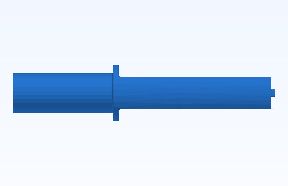 ABS Electrical Connector Plug Socket Component Plastic Injection Precision Mold Manufacturing - PFMOLD-CAD-00020 Front view