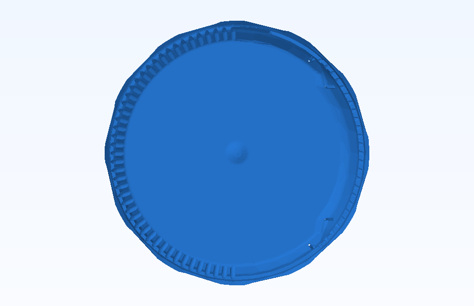 ABS Custom Plastic Parts Precision Plastic Component Plastic Injection Precision Mold Manufacturing - PFMOLD-CAD-00023 Top view