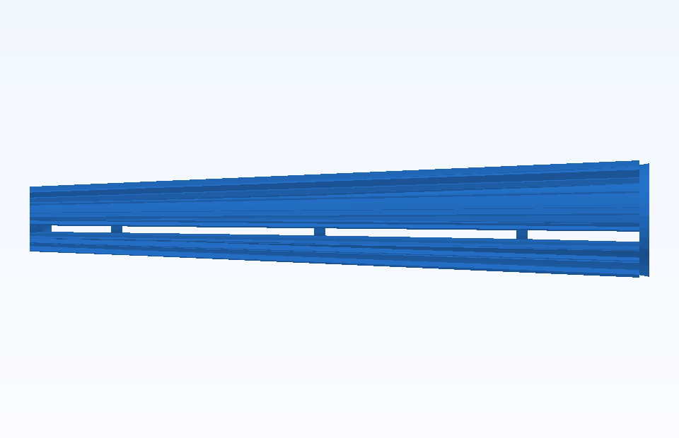 ABS Custom Plastic Parts Precision Plastic Component Plastic Injection Precision Mold Manufacturing - PFMOLD-CAD-00026 Side view