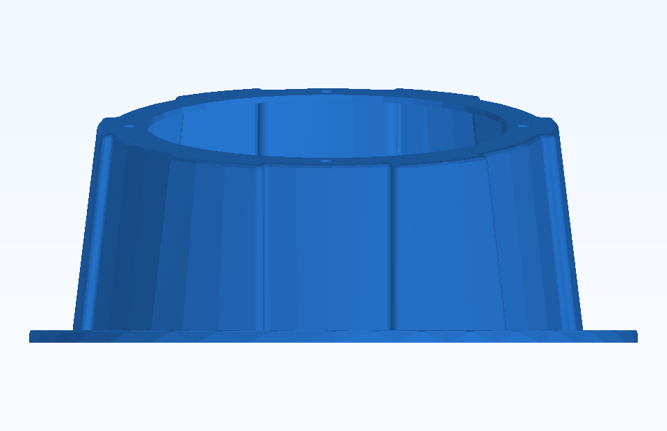 ABS Custom Plastic Parts Precision Plastic Component Plastic Injection Precision Mold Manufacturing - PFMOLD-CAD-00031 Top view