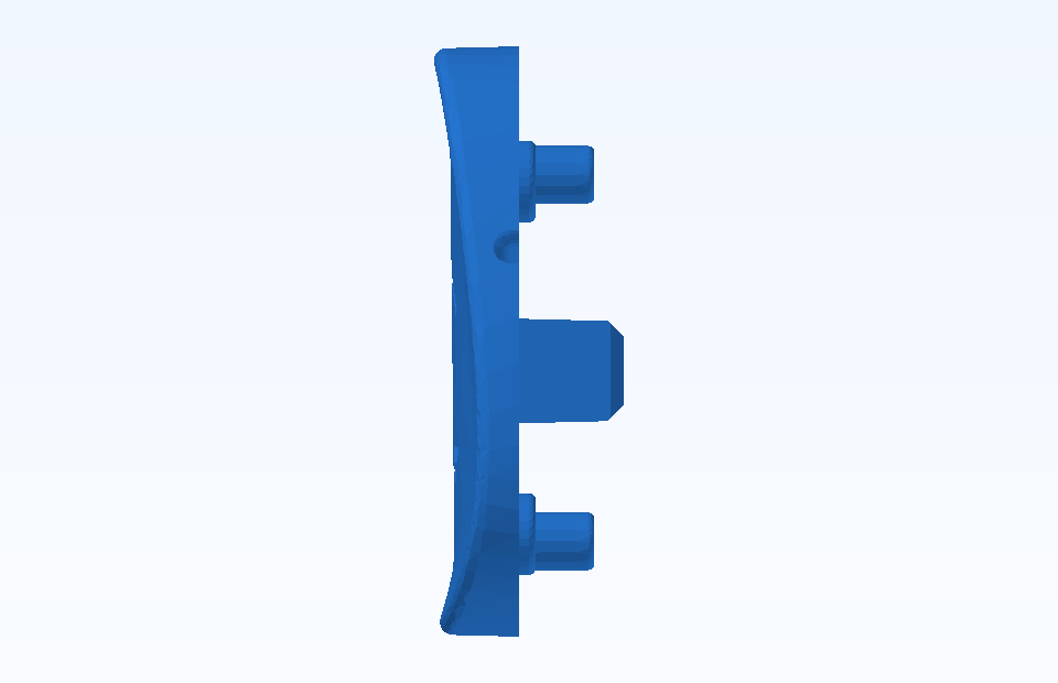 ABS Custom Plastic Parts Precision Plastic Component Plastic Injection Precision Mold Manufacturing - PFMOLD-CAD-00041 Side view