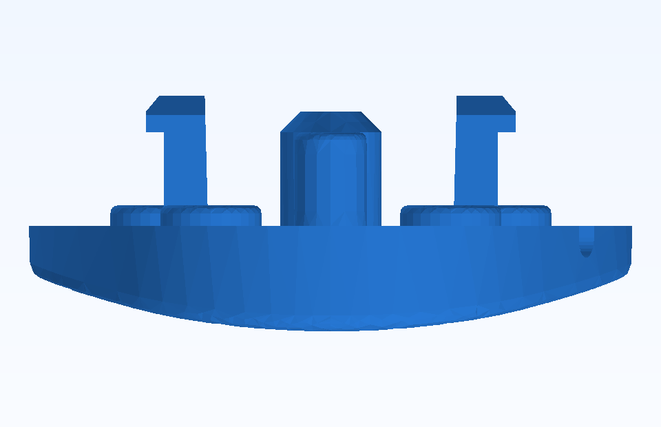 ABS Custom Plastic Parts Precision Plastic Component Plastic Injection Precision Mold Manufacturing - PFMOLD-CAD-00041 Top view