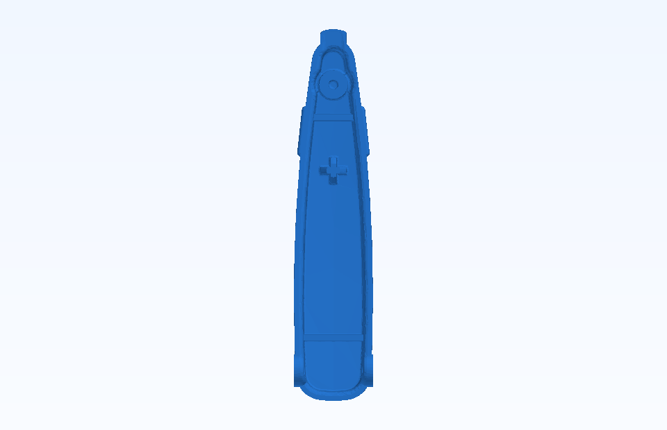 ABS Custom Plastic Parts Precision Plastic Component Plastic Injection Precision Mold Manufacturing - PFMOLD-CAD-00042 Front view