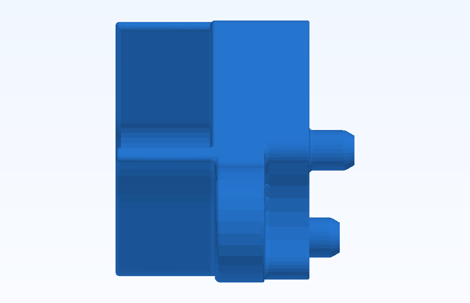 ABS Custom Plastic Parts Precision Plastic Component Plastic Injection Precision Mold Manufacturing - PFMOLD-CAD-00054 Front view