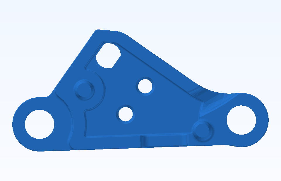 ABS Custom Plastic Parts Precision Plastic Component Plastic Injection Precision Mold Manufacturing - PFMOLD-CAD-00054 Side view