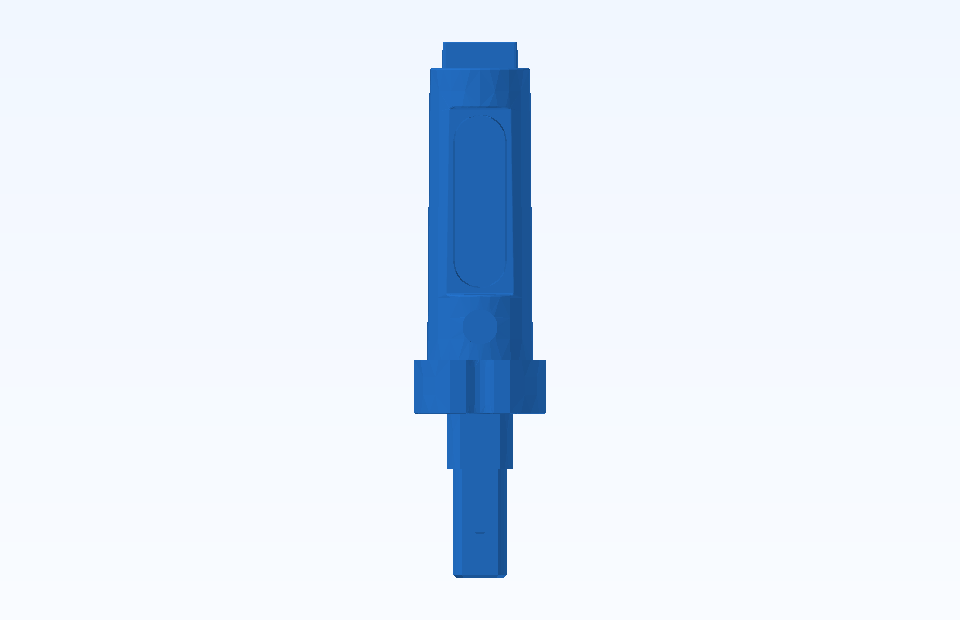 Zamak Custom Plastic Parts Precision Plastic Component Die Casting Mold Manufacturing - PFMOLD-CAD-00082 Side view