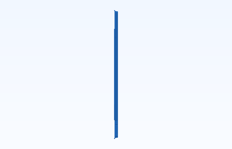 HDPE Custom Plastic Parts Precision Plastic Component Blow Molding Tool Manufacturing - PFMOLD-CAD-00085 Side view
