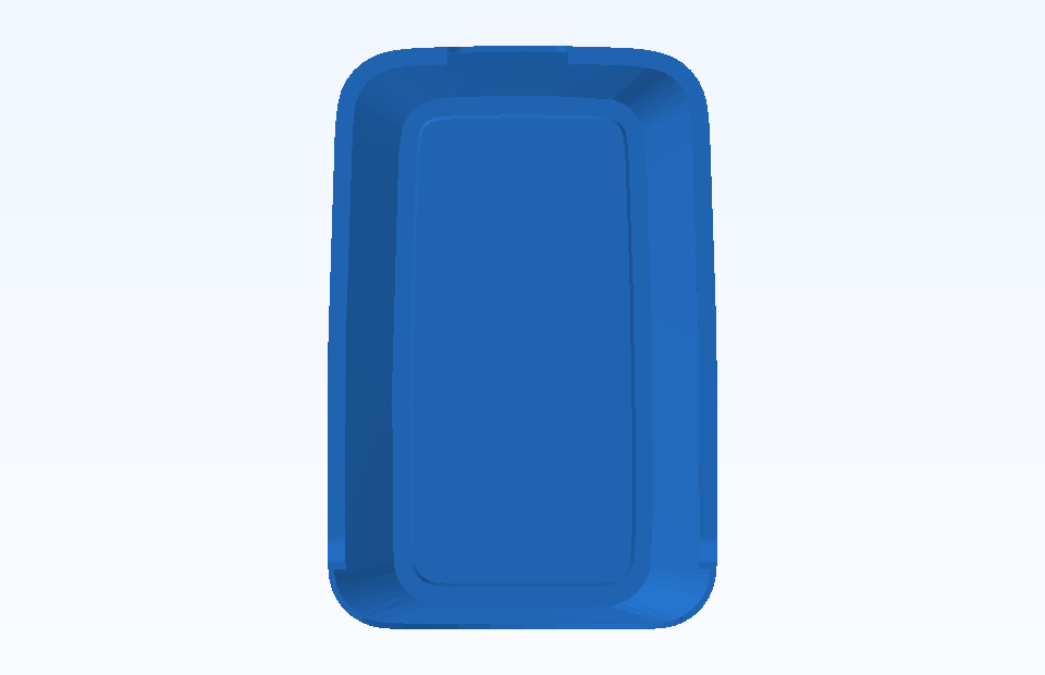 ABS Electronic Enclosure Plastic Housing Cover Plastic Injection Precision Mold Manufacturing - PFMOLD-CAD-00090 Side view