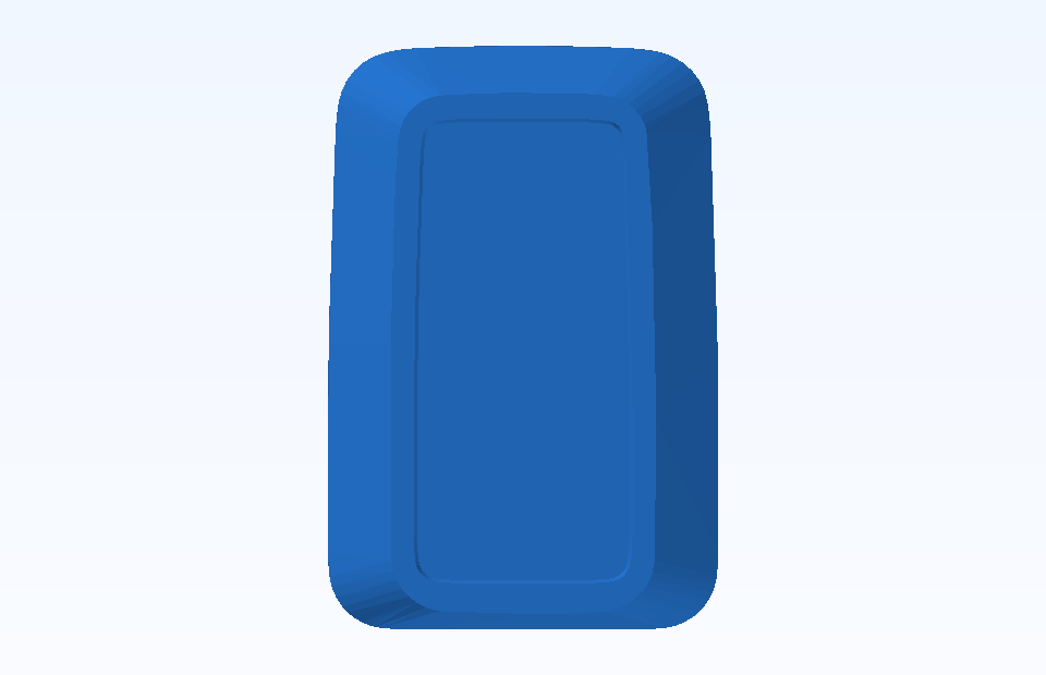 ABS Electronic Enclosure Plastic Housing Cover Plastic Injection Precision Mold Manufacturing - PFMOLD-CAD-00091 Side view