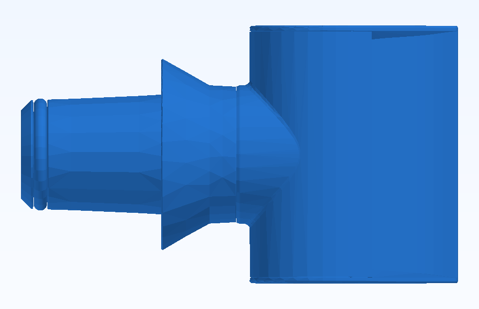ABS Custom Plastic Parts Precision Plastic Component Plastic Injection Precision Mold Manufacturing - PFMOLD-CAD-00097 Front view