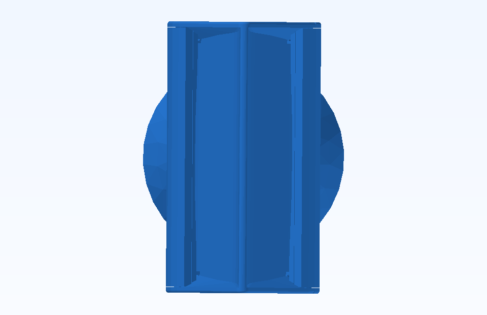 ABS Custom Plastic Parts Precision Plastic Component Plastic Injection Precision Mold Manufacturing - PFMOLD-CAD-00097 Side view