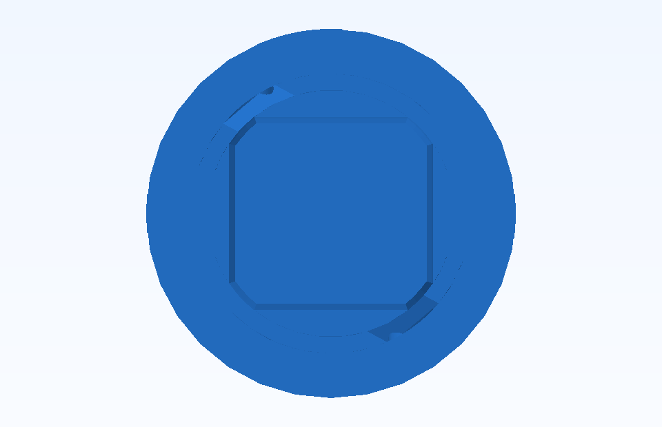 ABS Custom Plastic Parts Precision Plastic Component Plastic Injection Precision Mold Manufacturing - PFMOLD-CAD-00098 Front view