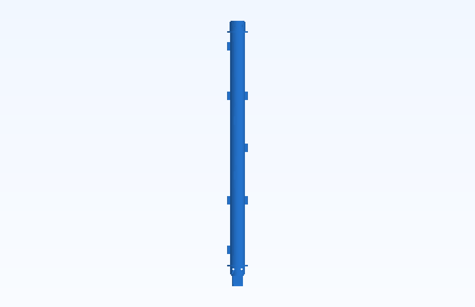 ABS Custom Plastic Parts Precision Plastic Component Plastic Injection Precision Mold Manufacturing - PFMOLD-CAD-00098 Top view