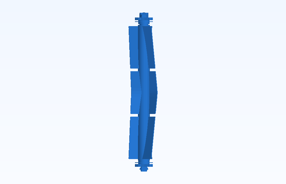 ABS Custom Plastic Parts Precision Plastic Component Plastic Injection Precision Mold Manufacturing - PFMOLD-CAD-00107 Top view
