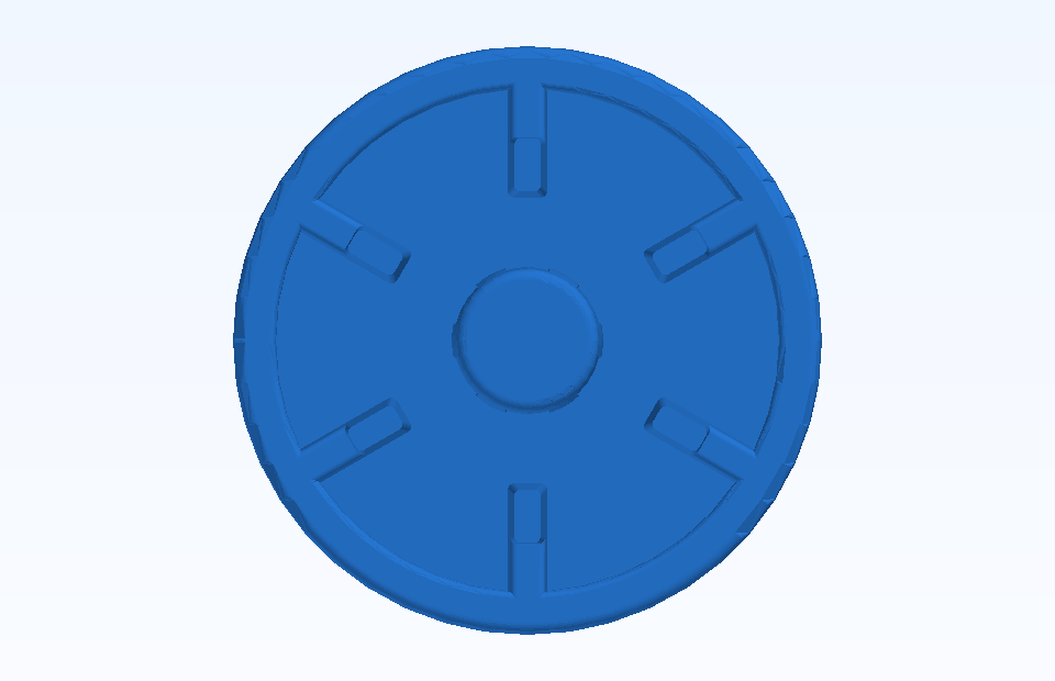 ABS Custom Plastic Parts Precision Plastic Component Plastic Injection Precision Mold Manufacturing - PFMOLD-CAD-00110 Front view