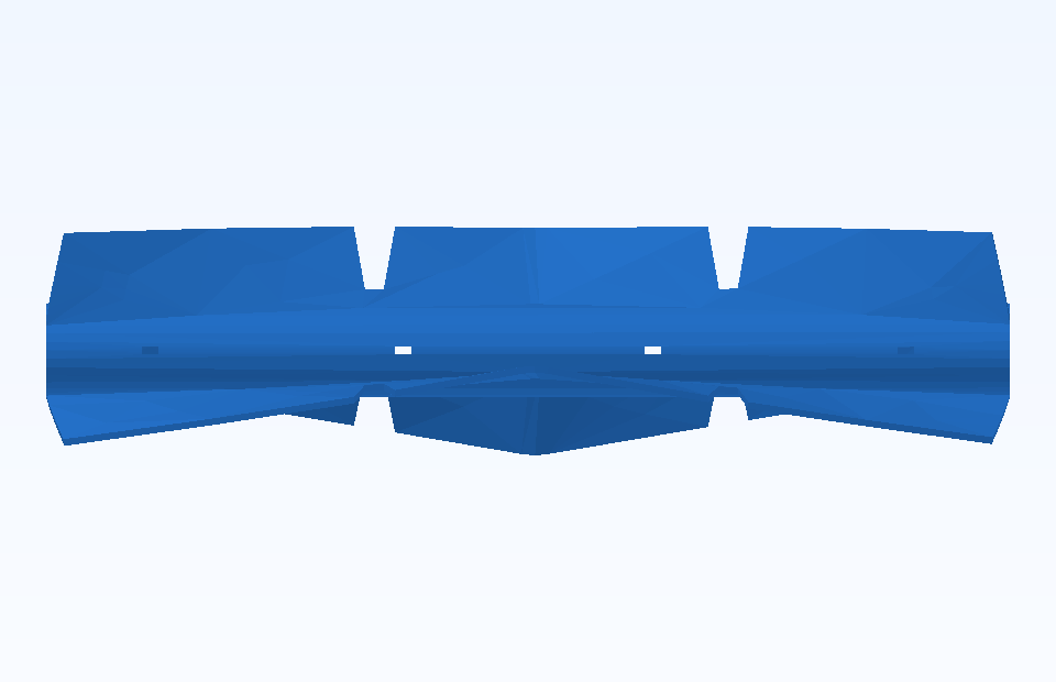 ABS Custom Plastic Parts Precision Plastic Component Plastic Injection Precision Mold Manufacturing - PFMOLD-CAD-00117 Side view