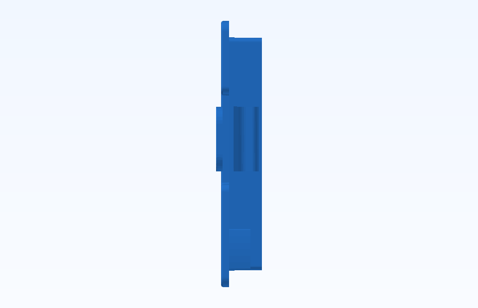 ABS Custom Plastic Parts Precision Plastic Component Plastic Injection Precision Mold Manufacturing - PFMOLD-CAD-00130 Side view