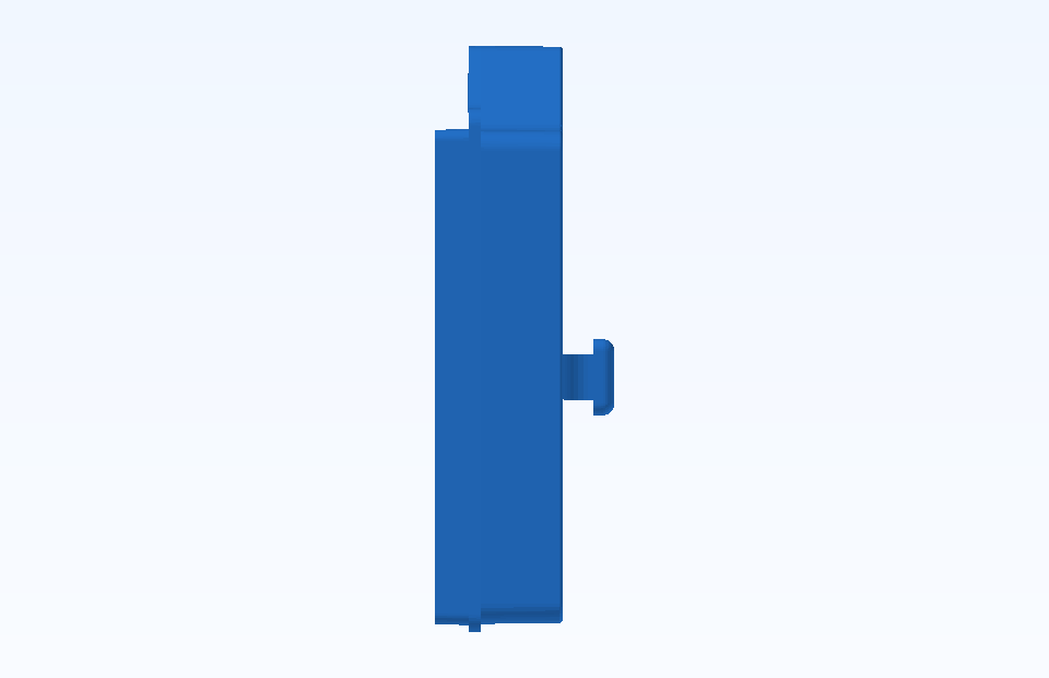 ABS Custom Plastic Parts Precision Plastic Component Plastic Injection Precision Mold Manufacturing - PFMOLD-CAD-00141 Side view
