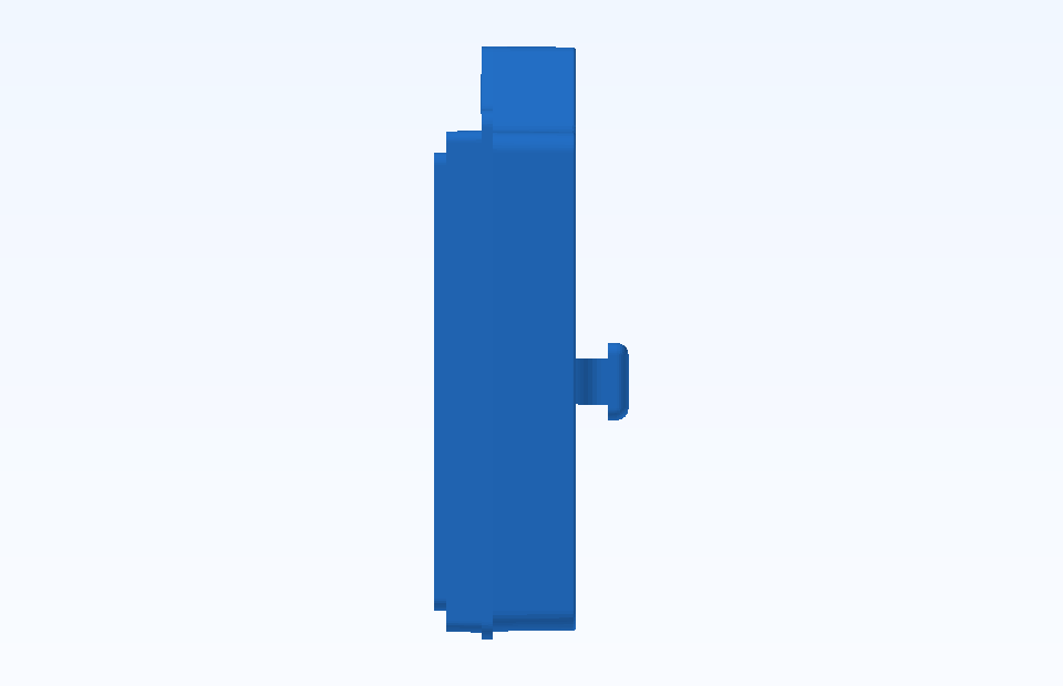 ABS Custom Plastic Parts Precision Plastic Component Plastic Injection Precision Mold Manufacturing - PFMOLD-CAD-00144 Side view