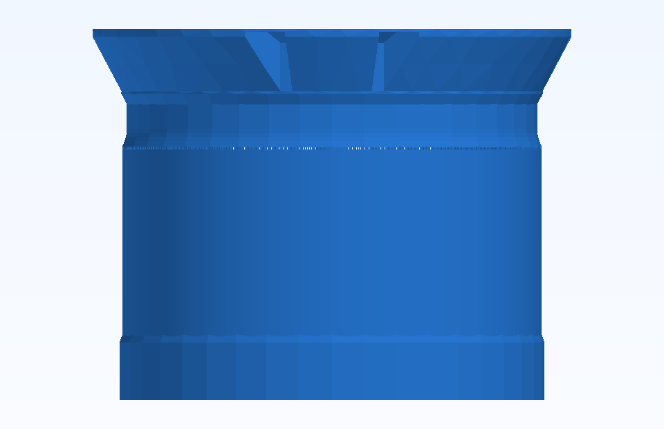 ABS Custom Plastic Parts Precision Plastic Component Plastic Injection Precision Mold Manufacturing - PFMOLD-CAD-00147 Front view