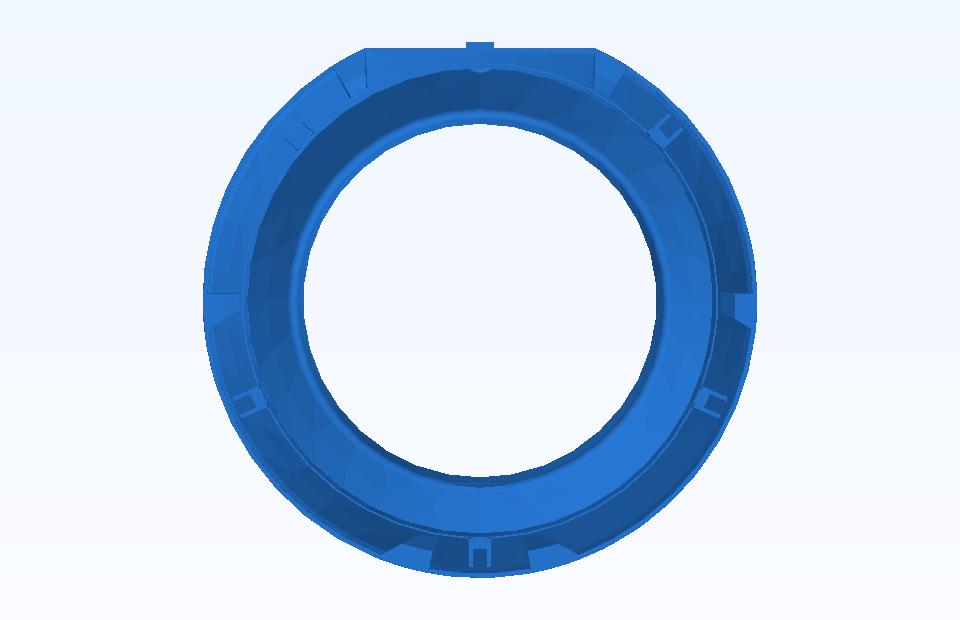 ABS Custom Plastic Parts Precision Plastic Component Plastic Injection Precision Mold Manufacturing - PFMOLD-CAD-00147 Top view