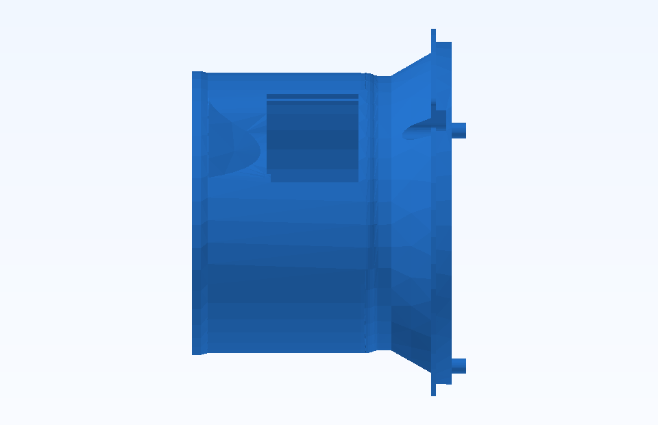 ABS Custom Plastic Parts Precision Plastic Component Plastic Injection Precision Mold Manufacturing - PFMOLD-CAD-00148 Side view