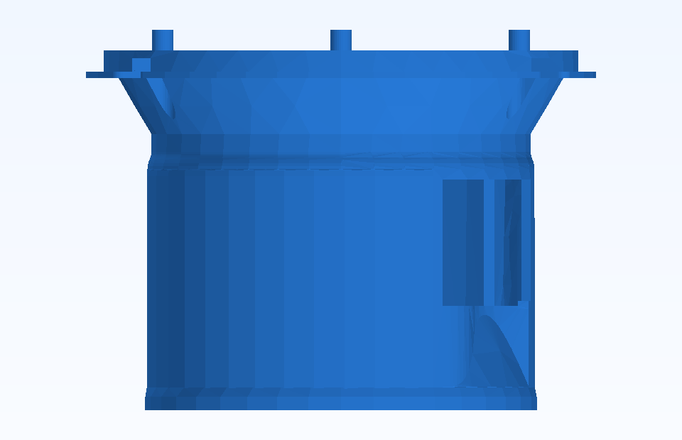 ABS Custom Plastic Parts Precision Plastic Component Plastic Injection Precision Mold Manufacturing - PFMOLD-CAD-00148 Top view