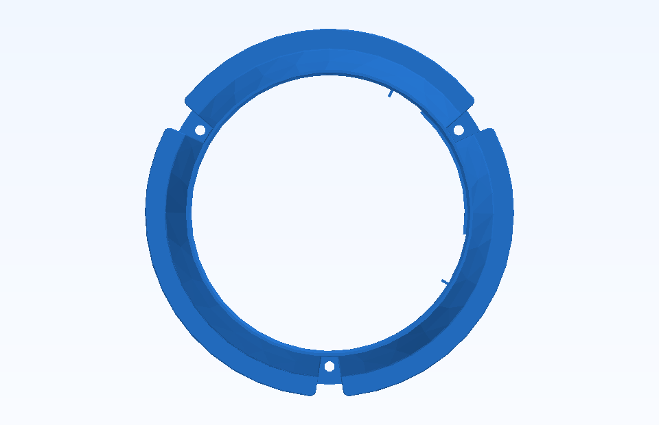 ABS Custom Plastic Parts Precision Plastic Component Plastic Injection Precision Mold Manufacturing - PFMOLD-CAD-00149 Front view