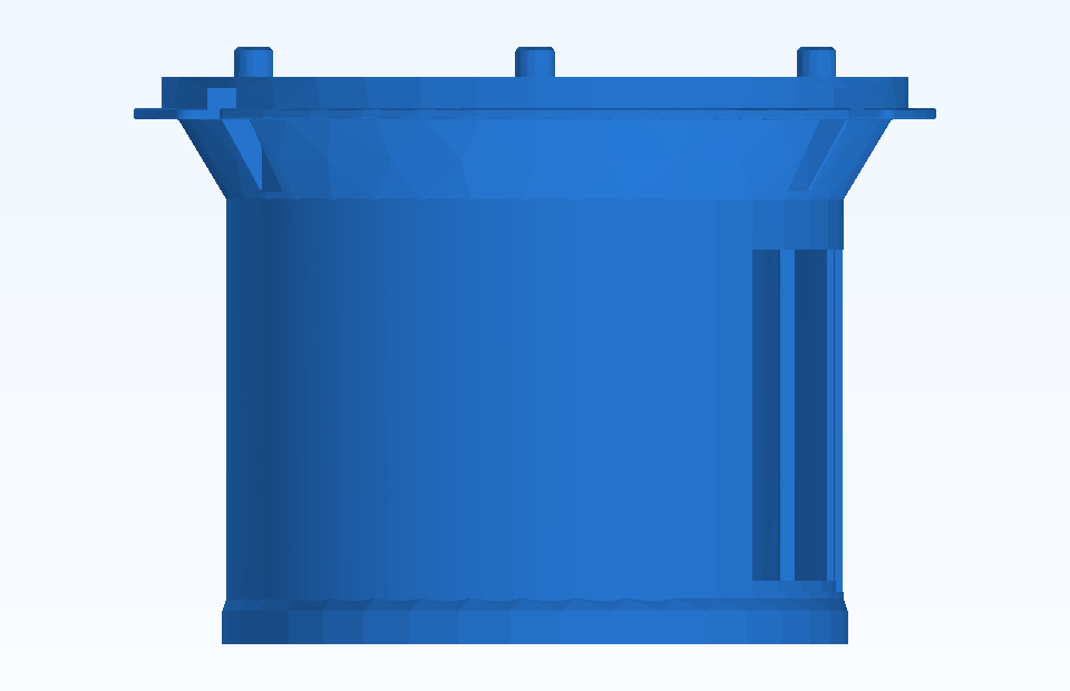 ABS Custom Plastic Parts Precision Plastic Component Plastic Injection Precision Mold Manufacturing - PFMOLD-CAD-00149 Top view
