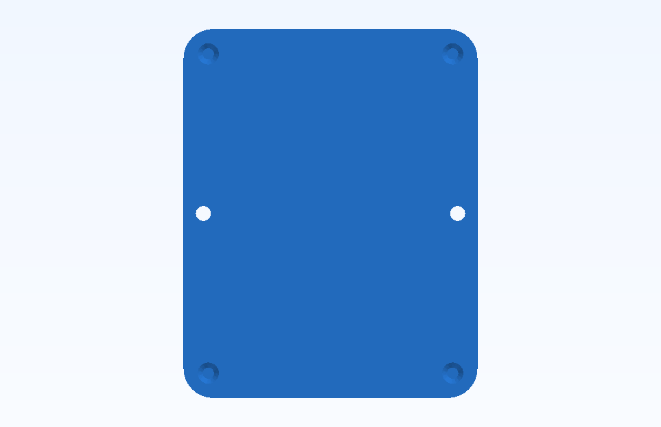 ABS Custom Plastic Parts Precision Plastic Component Plastic Injection Precision Mold Manufacturing - PFMOLD-CAD-00155 Front view