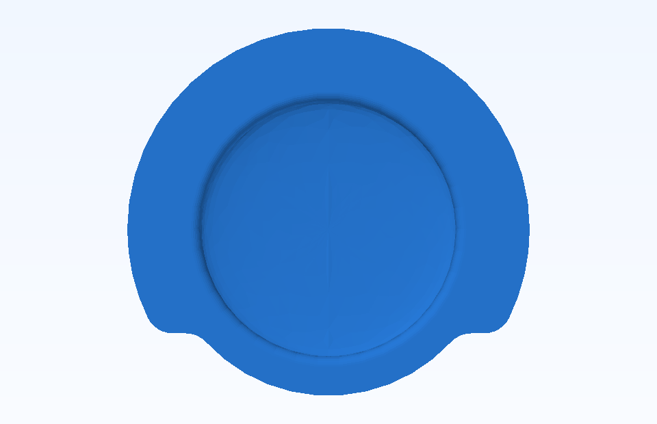 ABS Custom Plastic Parts Precision Plastic Component Plastic Injection Precision Mold Manufacturing - PFMOLD-CAD-00157 Top view