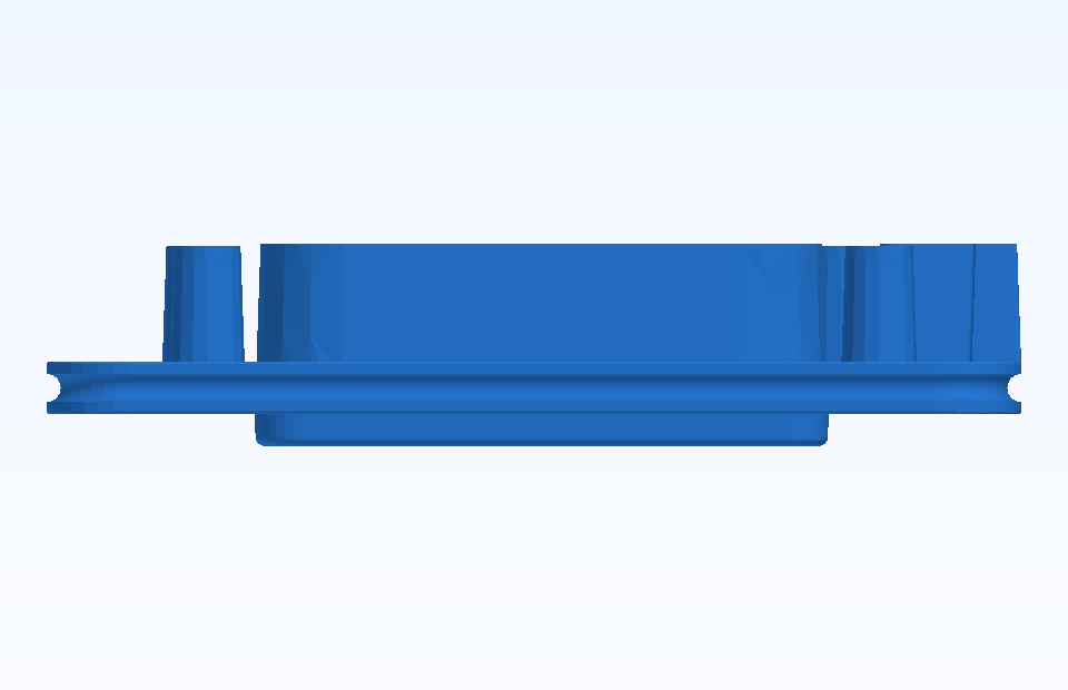 ABS Custom Plastic Parts Precision Plastic Component Plastic Injection Precision Mold Manufacturing - PFMOLD-CAD-00159 Front view