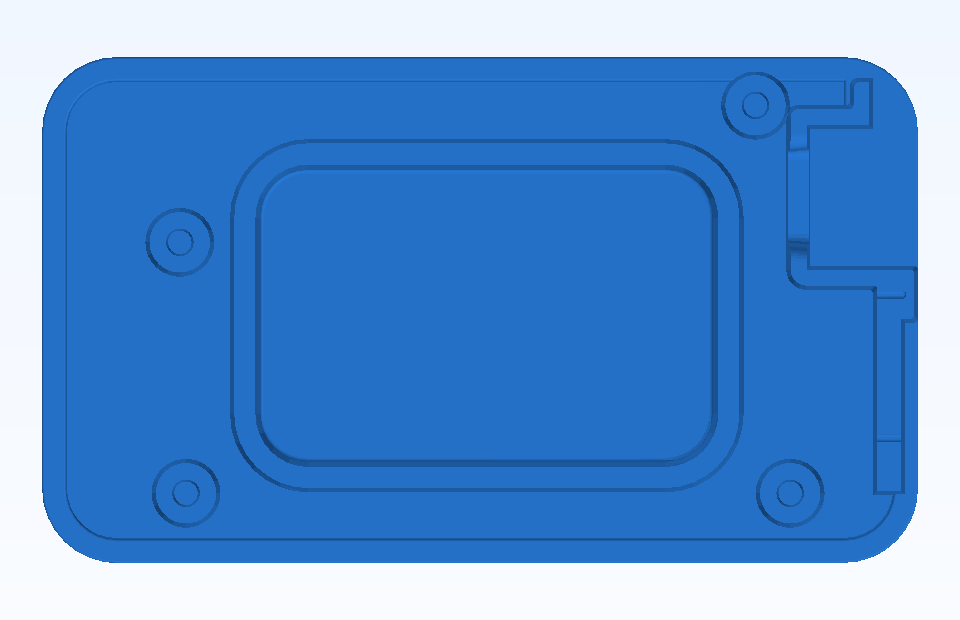 ABS Custom Plastic Parts Precision Plastic Component Plastic Injection Precision Mold Manufacturing - PFMOLD-CAD-00159 Top view